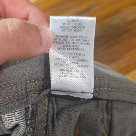 Theory Dark Blue Flare Jeans - Picture 6 of 6